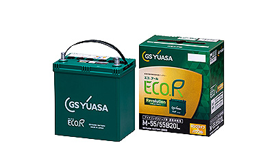 自動車用バッテリー（ECOR(M-55/55820L)）